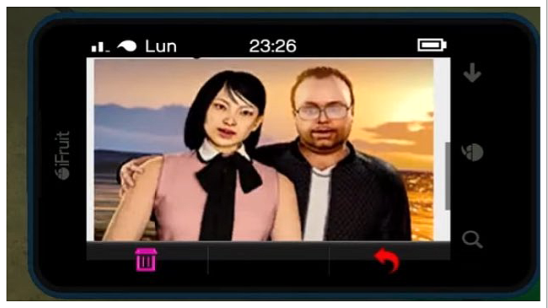Foto de Lester y Georgina juntos